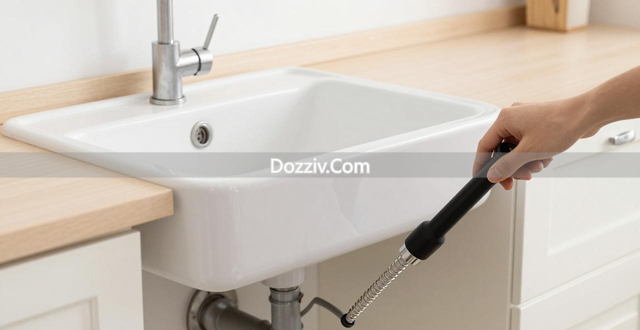 Oil clogged kitchen sewer_Pour boiling water into the sink to solve the oil clog_What to do if the kitchen sink is clogged