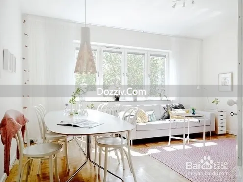 50 square meters super storage small apartment decoration renderings_50 square meters small one-bedroom apartment decoration renderings_Nordic style two-bedroom 50 square meters small apartment design