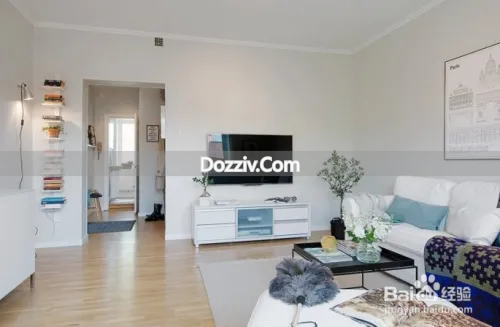 Nordic style two-bedroom 50 square meters small apartment design_50 square meters small one-bedroom apartment decoration renderings_50 square meters super storage small apartment decoration renderings