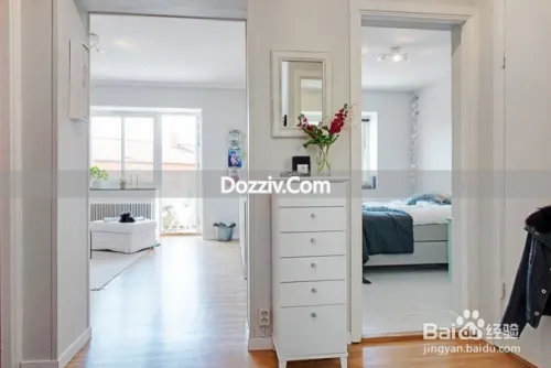 Nordic style two-bedroom 50 square meters small apartment design_50 square meters super storage small apartment decoration renderings_50 square meters small one-bedroom decoration renderings